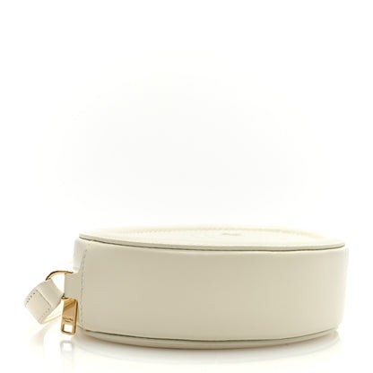 Celine Smooth Calfskin Cuir Small Triomphe Oval Crossbody Purse Trench 4 of 10