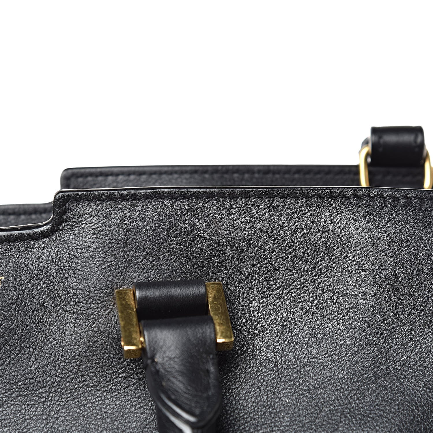 Saint Laurent Calfskin Small Monogram Cabas Black 11 of 24
