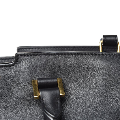 Saint Laurent Calfskin Small Monogram Cabas Black 11 of 24