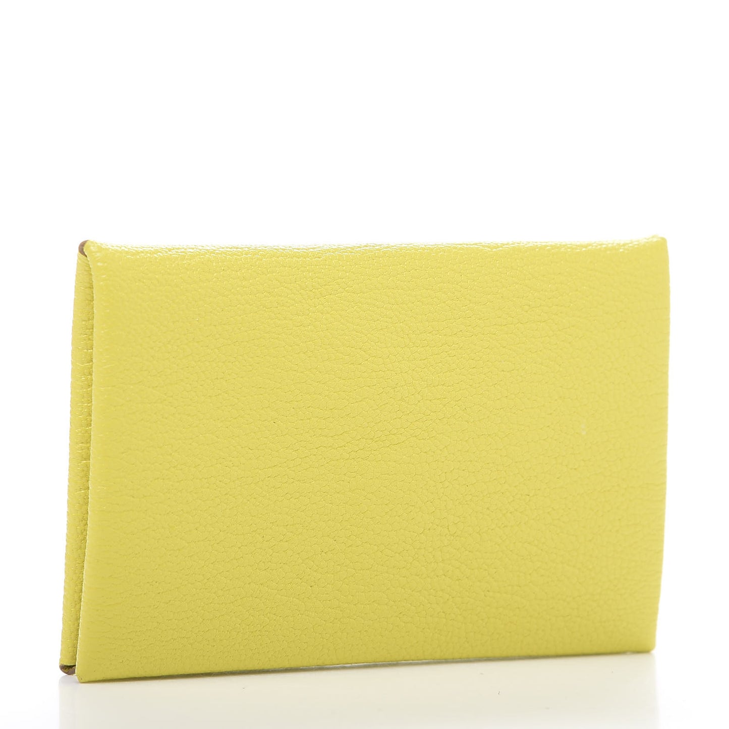 Chevre Mysore Calvi Card Case Lime