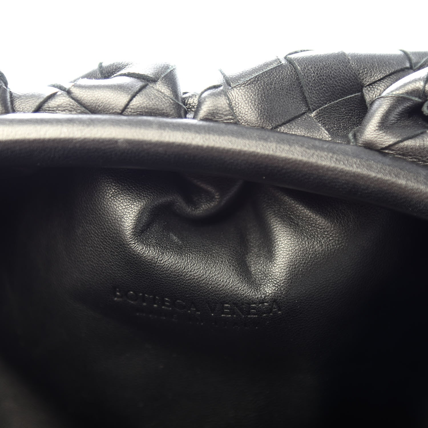 Bottega Veneta Nappa Maxi Intreccio The Pouch Oversized Clutch Black 6 of 8