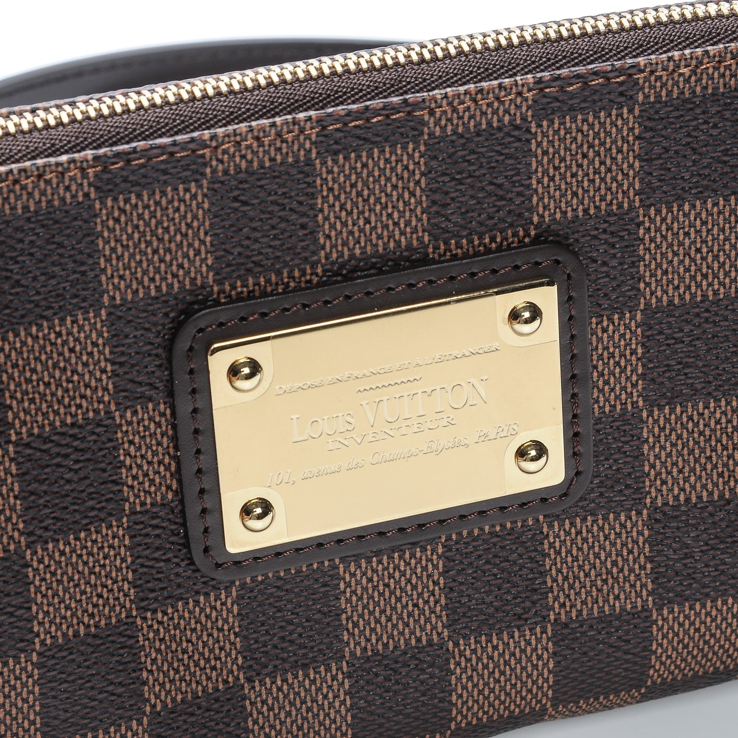 Damier Ebene Eva Clutch