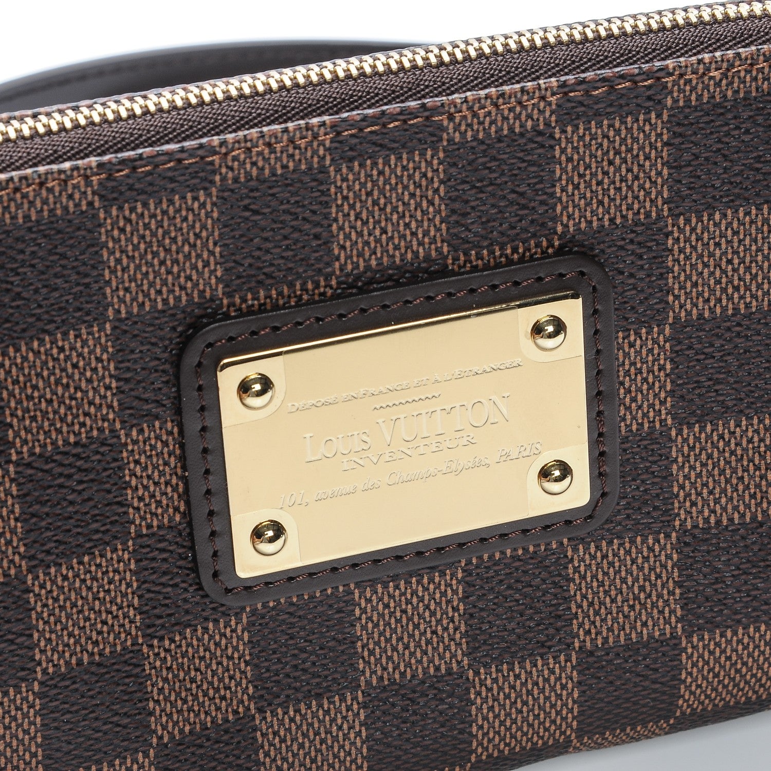 Louis Vuitton Damier Ebene Eva Clutch 5 of 7