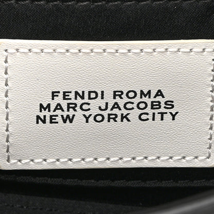 Fendi X MARC JACOBS Nappa Logo Phone Baguette Black 6 of 11