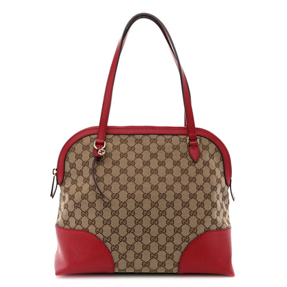 Gucci Monogram Medium Bree Shoulder Bag Red 1 of 14
