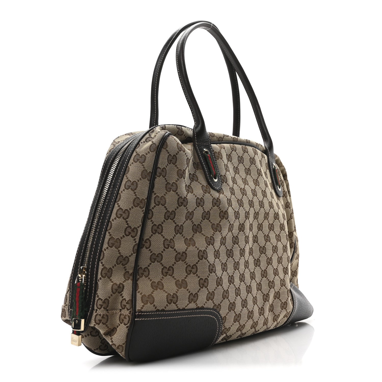 Gucci Monogram Large Princy Duffle Bag Dark Brown 3 of 10