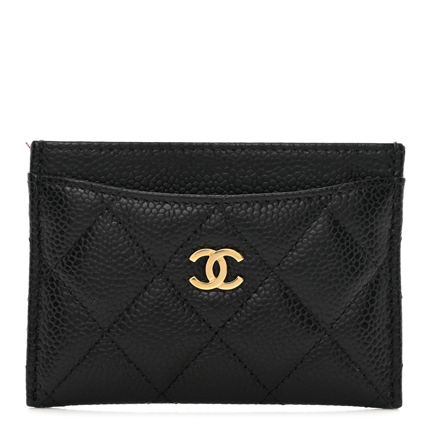 Chanel Caviar Quilted Card Holder Black 1 of 9