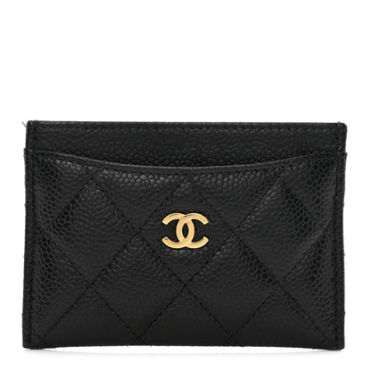Chanel Caviar Quilted Card Holder Black 1 of 9