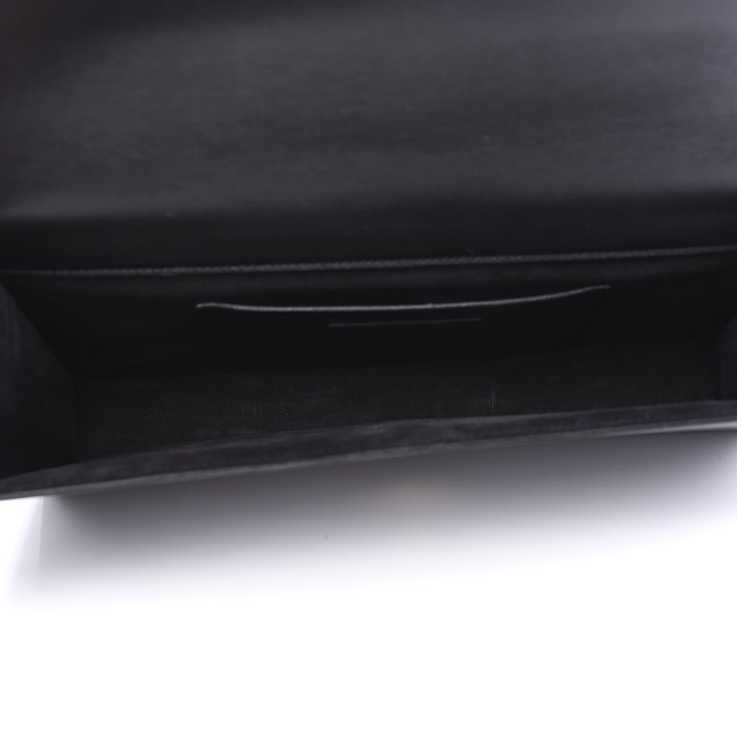 Calfskin Classic Monogram Tassel Clutch Black