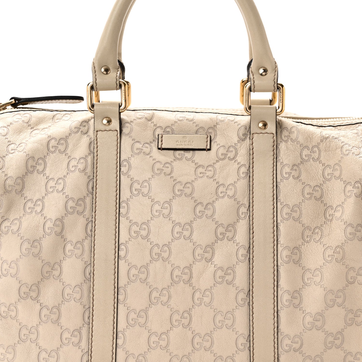 Gucci Guccissima Medium Joy Boston Off White 8 of 10