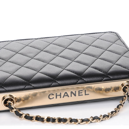 Chanel Lambskin Quilted Trendy CC Wallet On Chain WOC Black 7 of 11