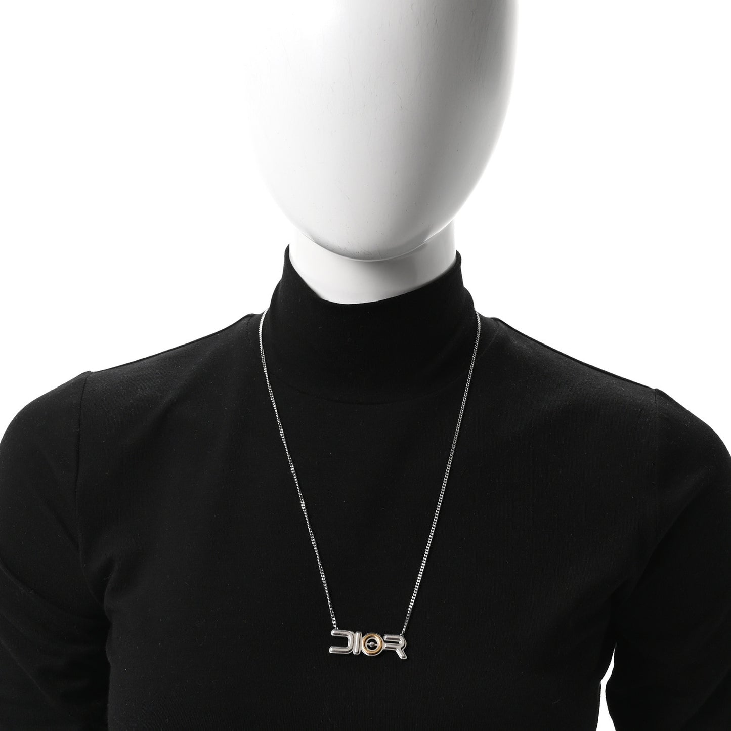 X SORAYAMA Metal Logo Necklace Silver Gold