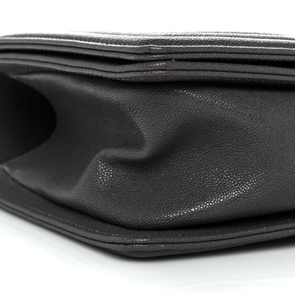 Chanel Caviar Quilted Medium Boy Flap Grey 8 of 9