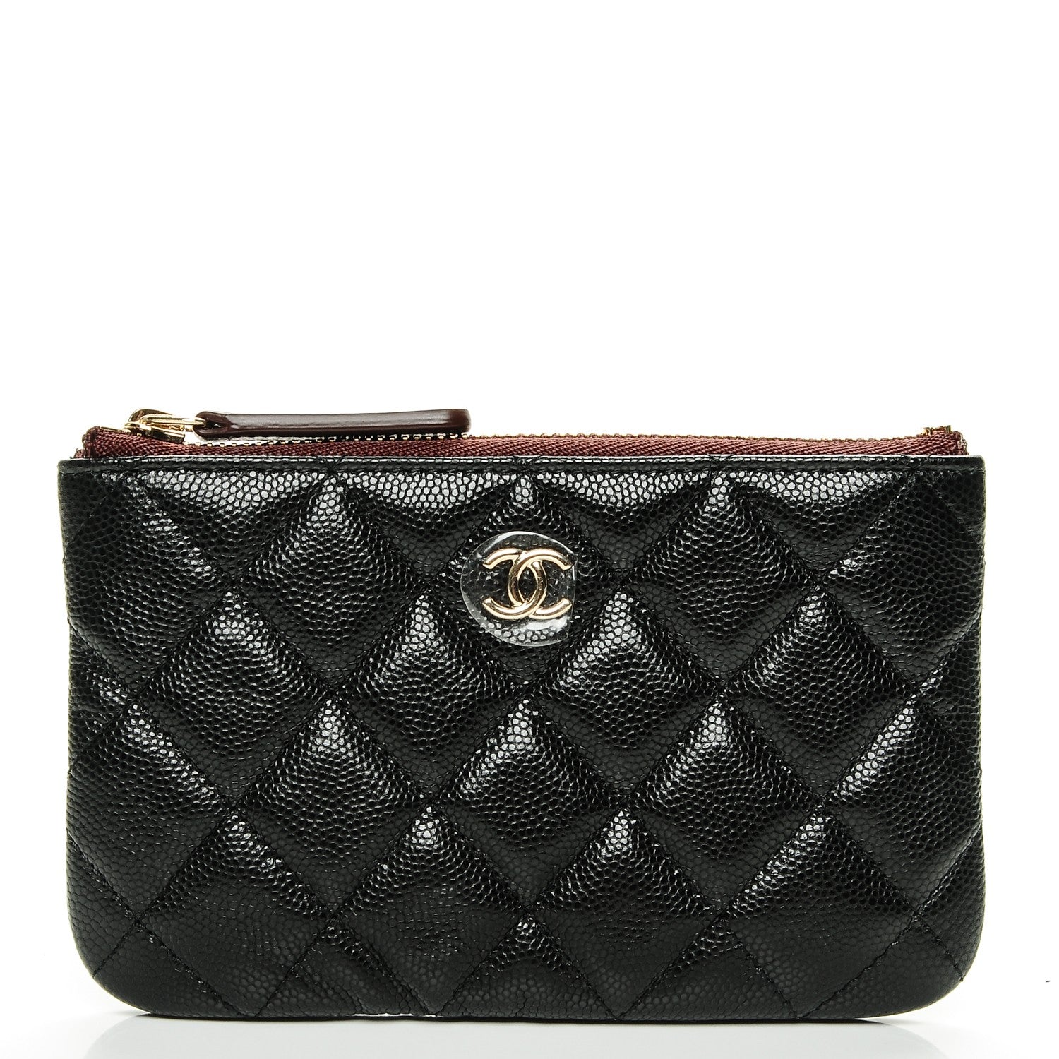 Chanel Caviar Quilted Small Cosmetic Case Black 1 of 8