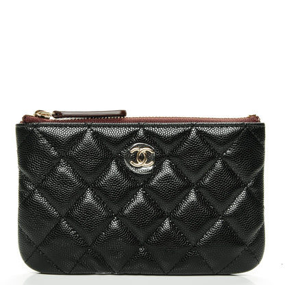 Chanel Caviar Quilted Small Cosmetic Case Black 1 of 8