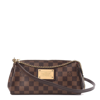 Louis Vuitton Damier Ebene Eva Clutch 1 of 10