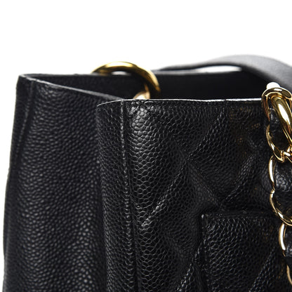 Chanel Caviar Quilted Grand Shopping Tote GST Black 8 of 13