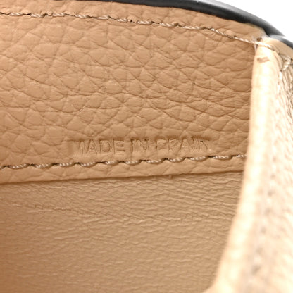 Chloe Grained Calfskin Alphabet Mini Trifold Wallet Sweet Beige 7 of 8