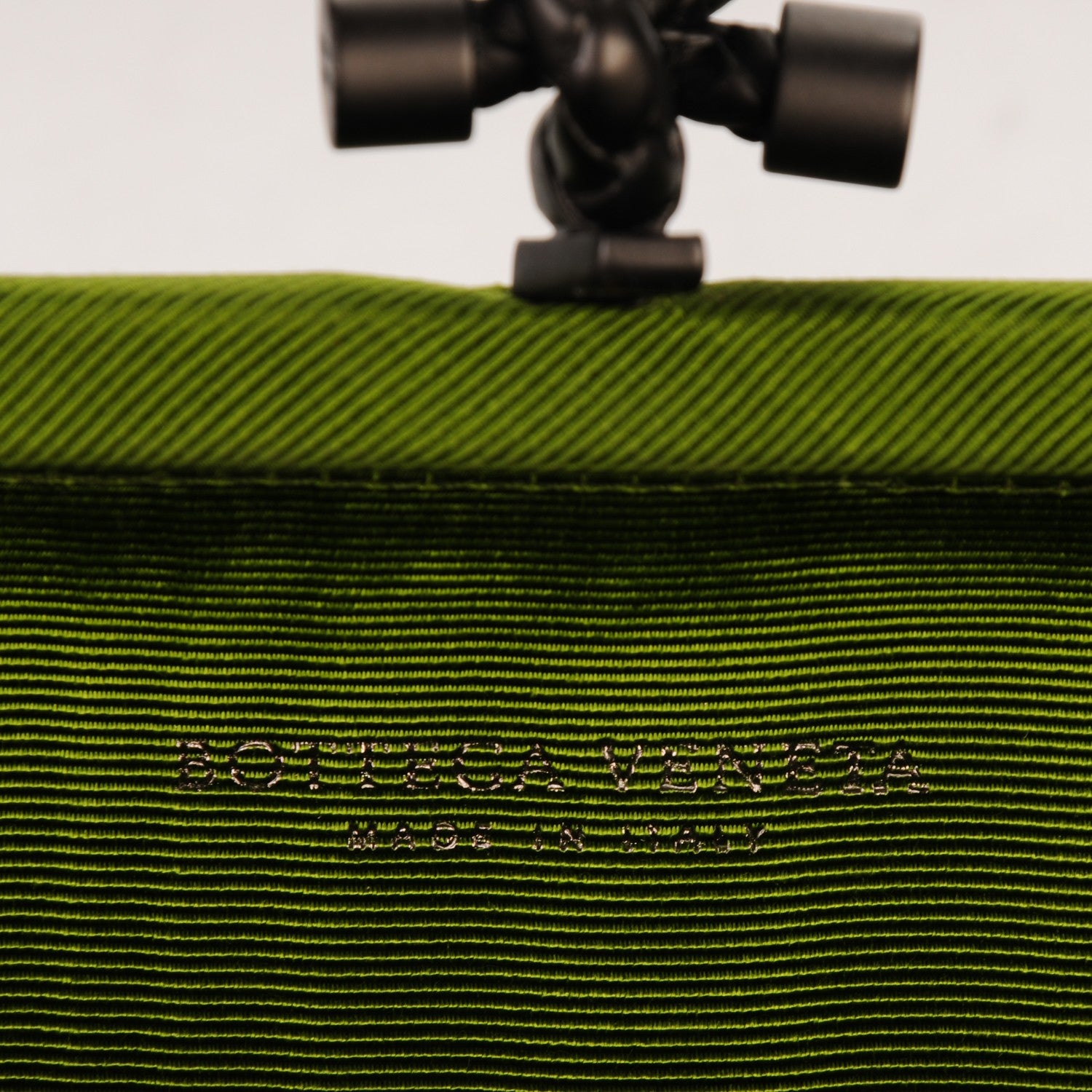 Bottega Veneta Silk Faille Intrecciato Knot Clutch 5 of 6