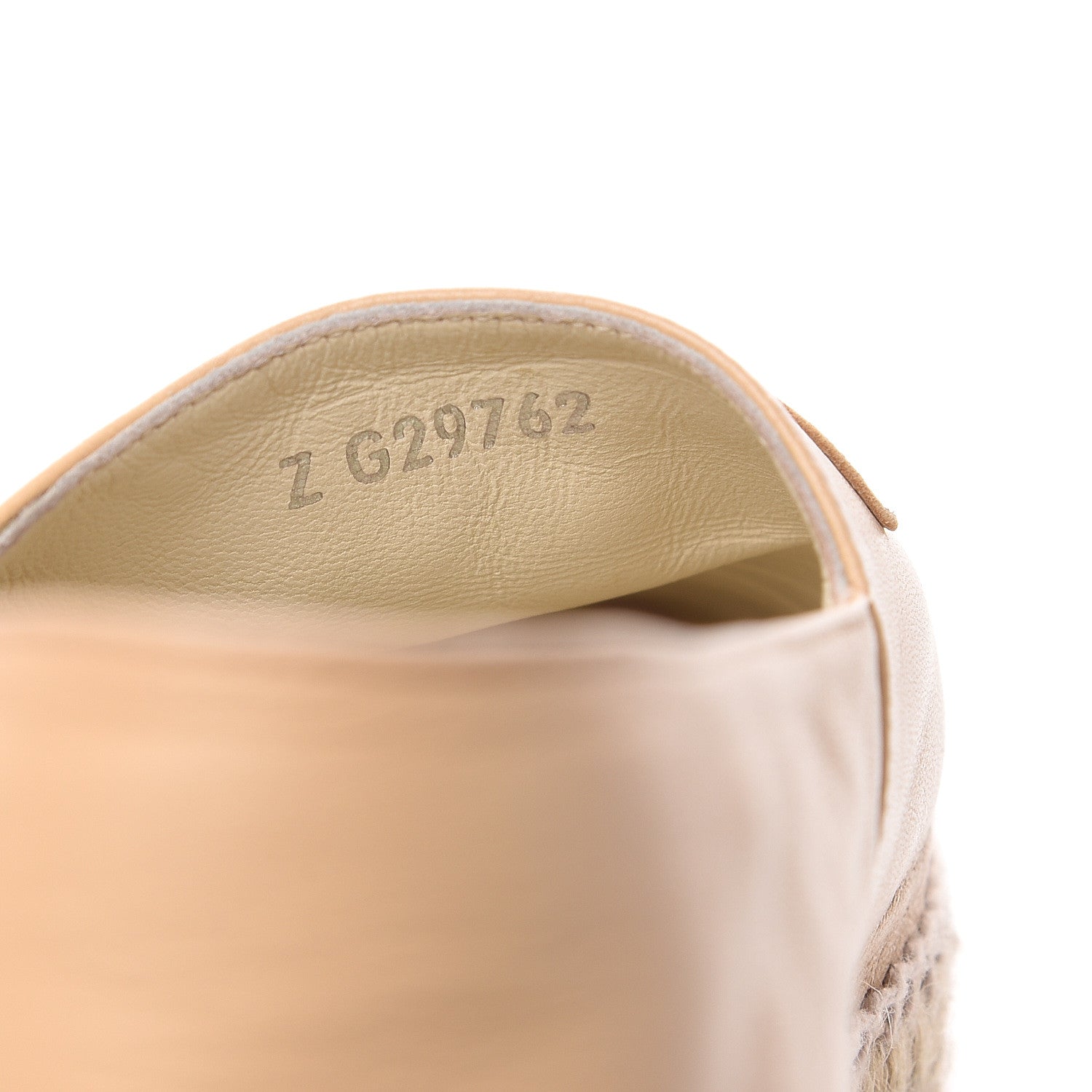 Chanel Lambskin CC Espadrilles 38 Beige Black 8 of 11