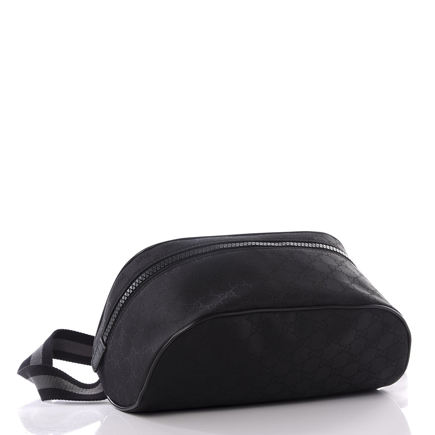 Nylon Monogram Fanny Pack Belt Bag Black