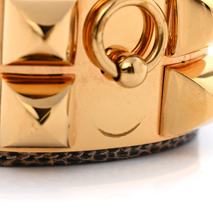 Hermes Lizard Collier De Chien CDC Bracelet S Ombre 9 of 10