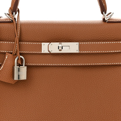 Hermes Togo Kelly Retourne 28 Gold 8 of 11