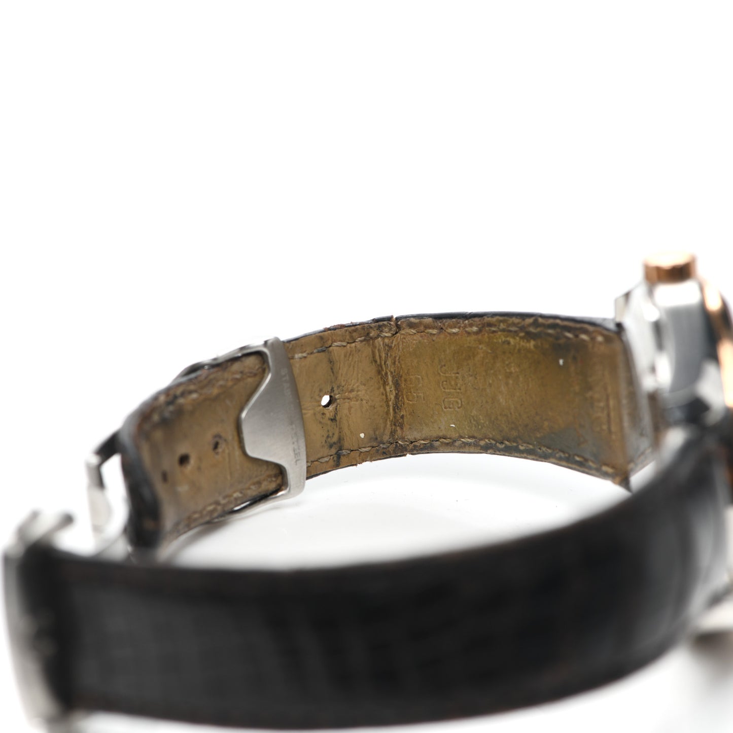 Stainless Steel 18K Red Gold Alligator 38mm Seamaster Aqua Terra 150M Automatic Watch Grey 231.23.39.21.06.001