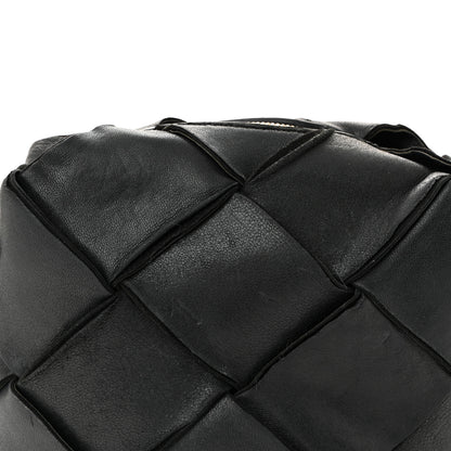 Bottega Veneta Lambskin Maxi Intrecciato Mini Cassette Camera Bag Black 7 of 11