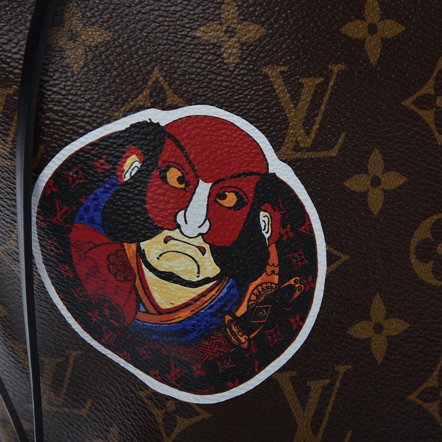 Louis Vuitton Monogram Kabuki Neverfull MM 10 of 11