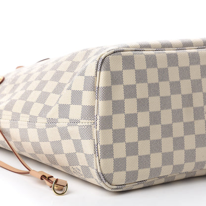 Louis Vuitton Damier Azur Neo Neverfull MM Rose Ballerine 6 of 12