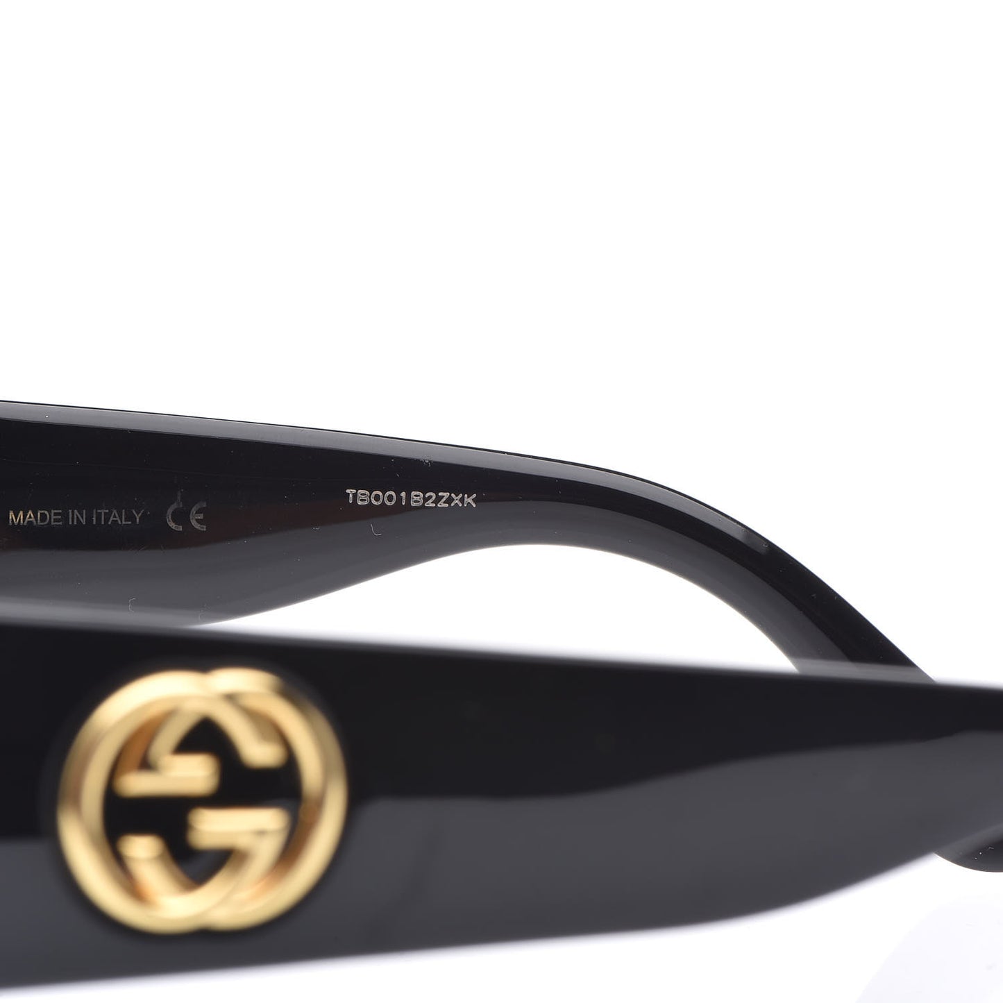 Acetate Square Frame Sunglasses GG0053S Black