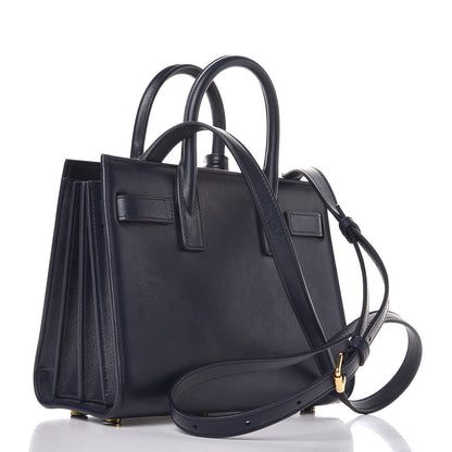 Saint Laurent Calfskin Nano Sac De Jour Dark Blue 3 of 8