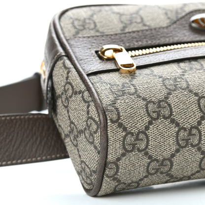 Gucci GG Supreme Monogram Web Small Ophidia Belt Bag 85 34 Dark Brown 8 of 9