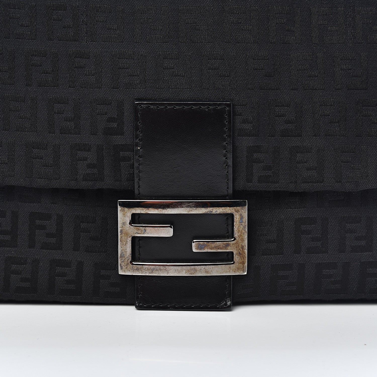Fendi Zucca Mama Baguette Black 11 of 11