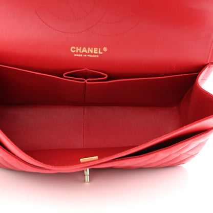 Chanel Caviar Quilted Jumbo Double Flap Red 5 of 14