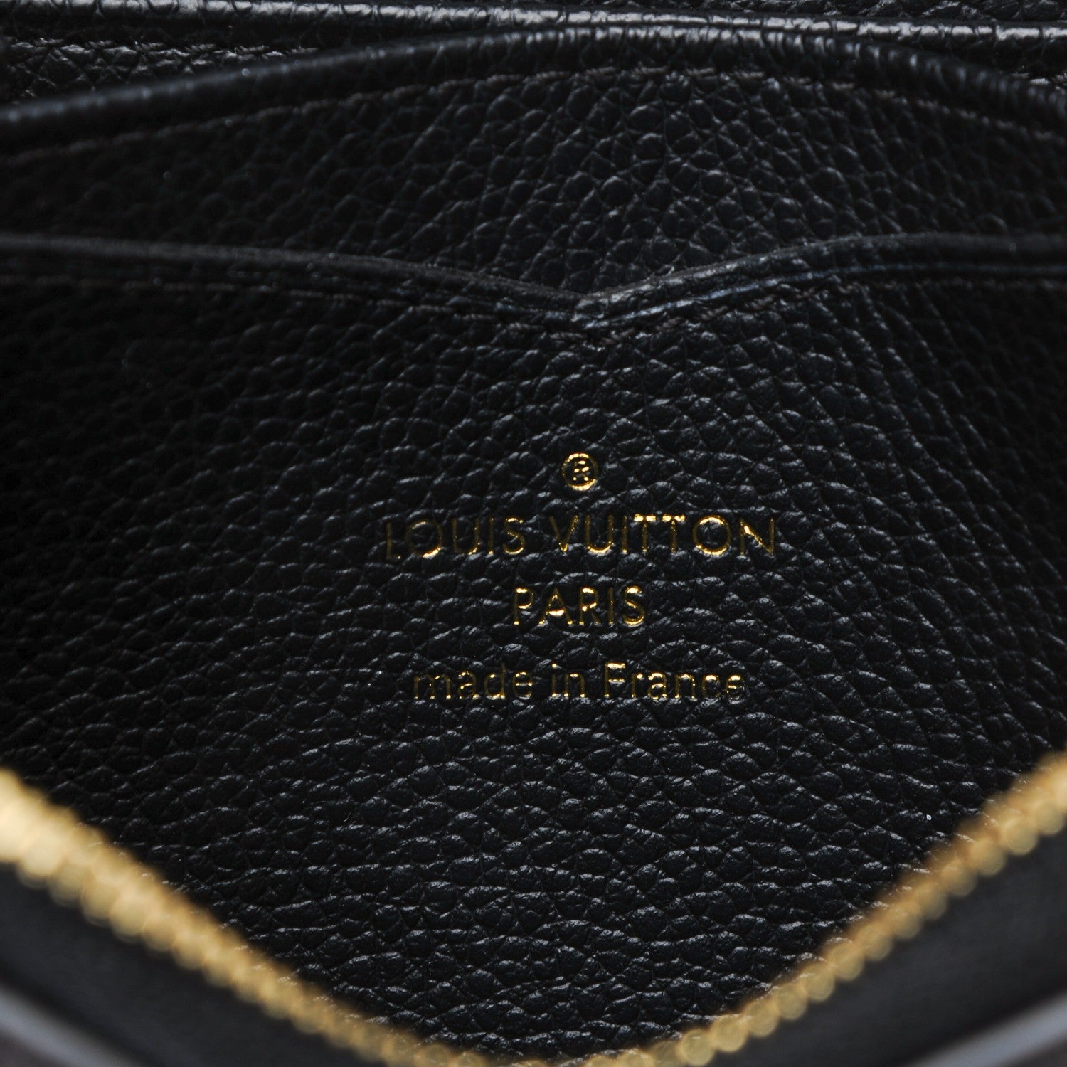 Louis Vuitton Empreinte Zippy Coin Purse Black 6 of 7