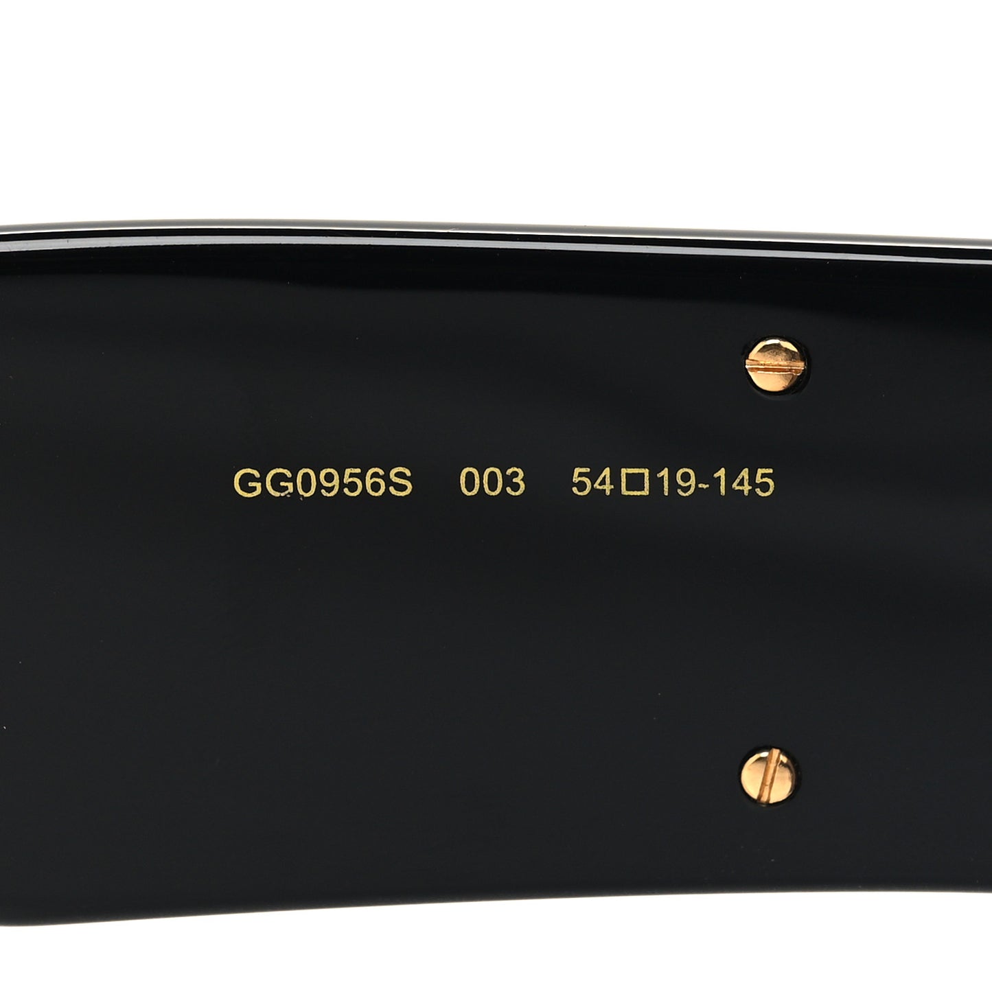 Acetate Square Frame Sunglasses GG0956S Black