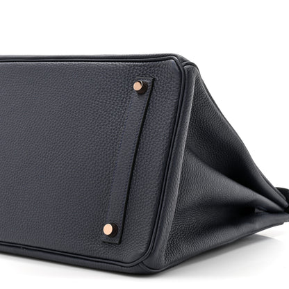 Hermes Togo BIRKIN 35 Bleu Nuit 9 of 12