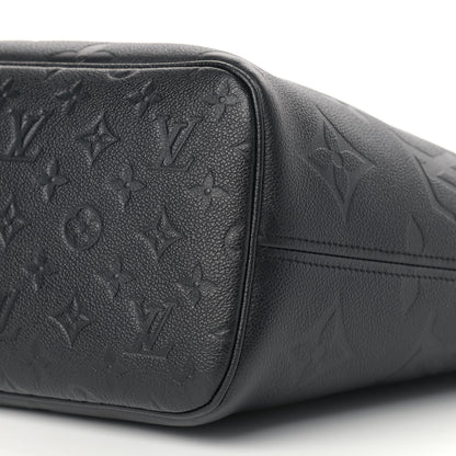 Louis Vuitton Empreinte Monogram Giant Neverfull MM Black 9 of 11