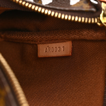 Louis Vuitton Monogram Graffiti Pochette Accessories Silver 7 of 10