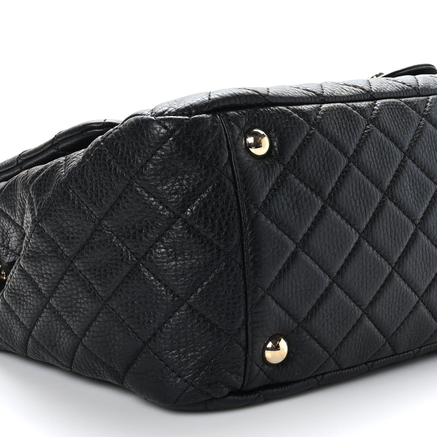 Chanel Calfskin Quilted XXL Travel Flap Bag Black 8 of 9
