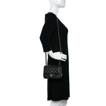 Chanel Caviar Quilted Mini Square Flap Black 2 of 10