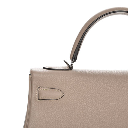 Hermes Togo Kelly Retourne 32 Gris Tourterelle 30 of 31
