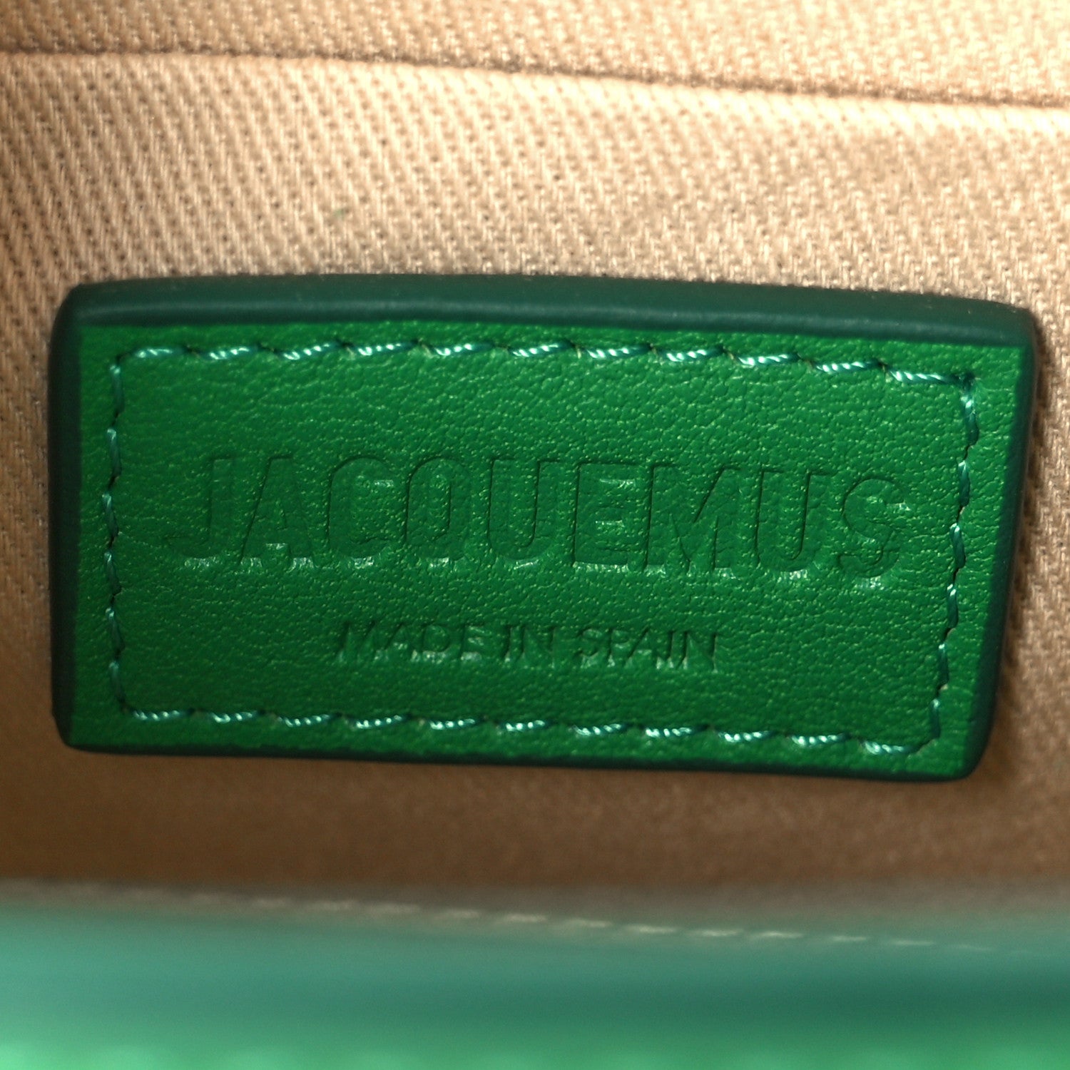 Jacquemus Calfskin Le Chiquito Noeud Green 6 of 9
