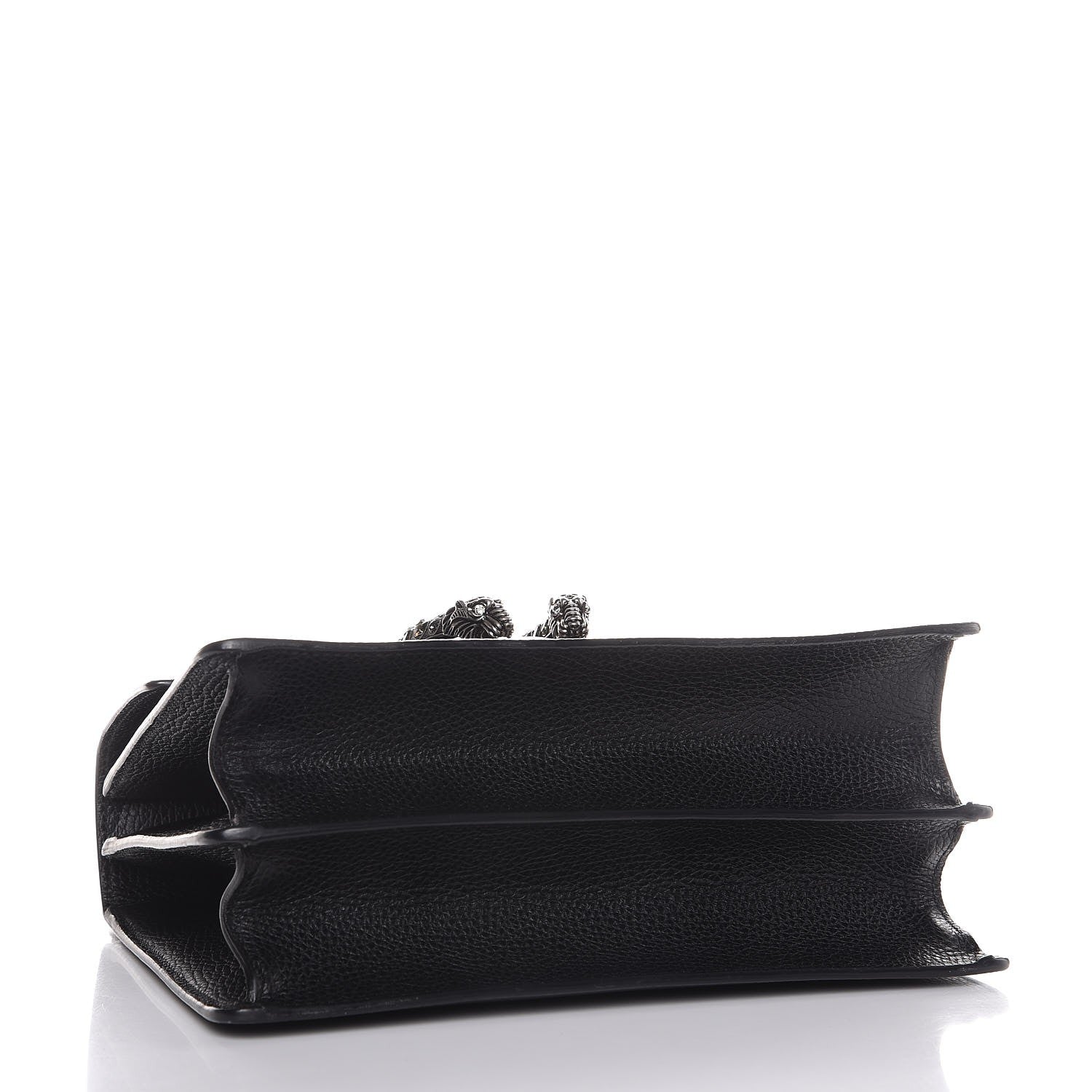Gucci Dollar Calfskin Crystal Web Medium Dionysus Bamboo Top Handle Bag Black Black Diamond 4 of 7