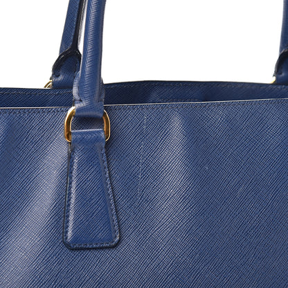 Prada Saffiano Lux Large Tote Bluette 18 of 20