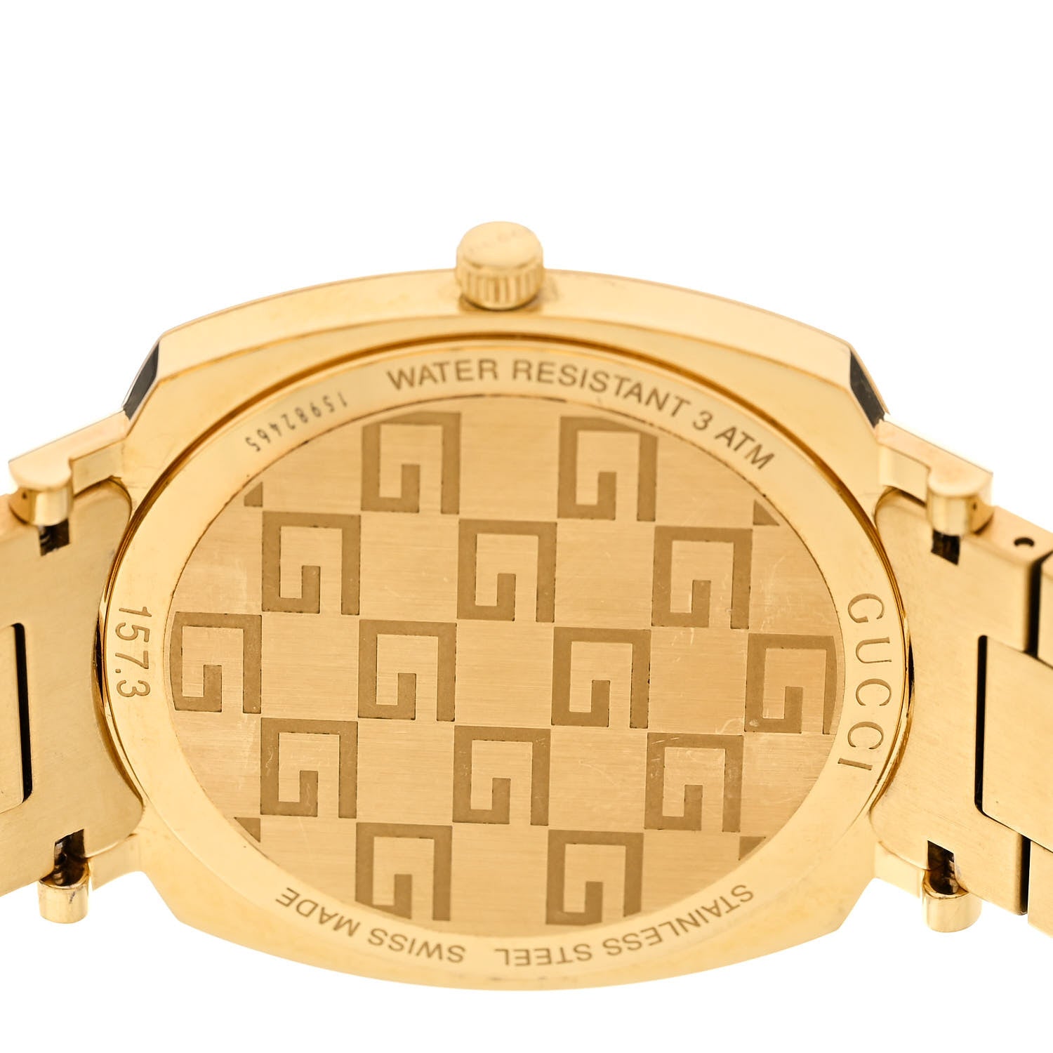 Gucci Stainless Steel 38mm Grip Quartz Watch Gold 4 of 5