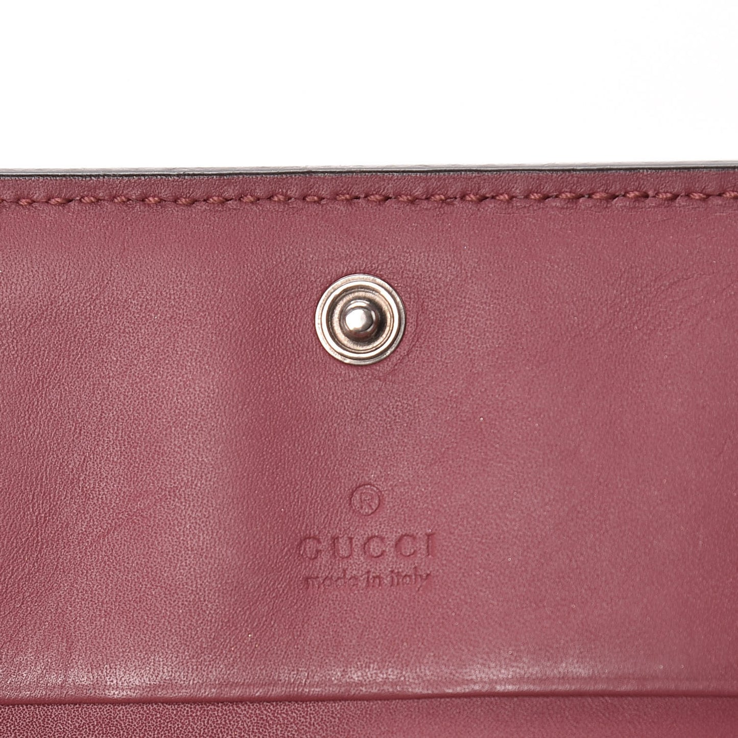GG Supreme Monogram Blooms Card Case Beige Multicolor Dry Rose