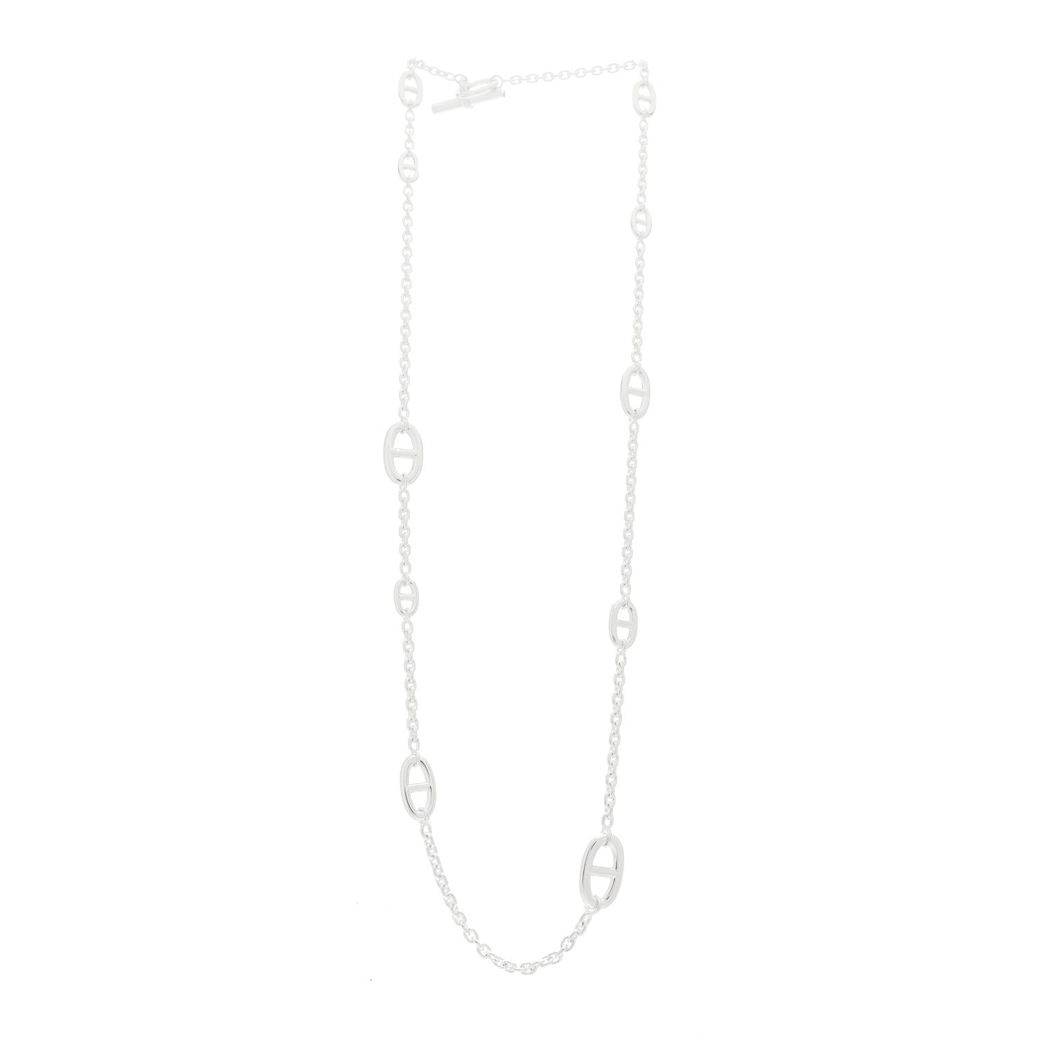 Hermes Sterling Silver Farandole Necklace 80 3 of 6